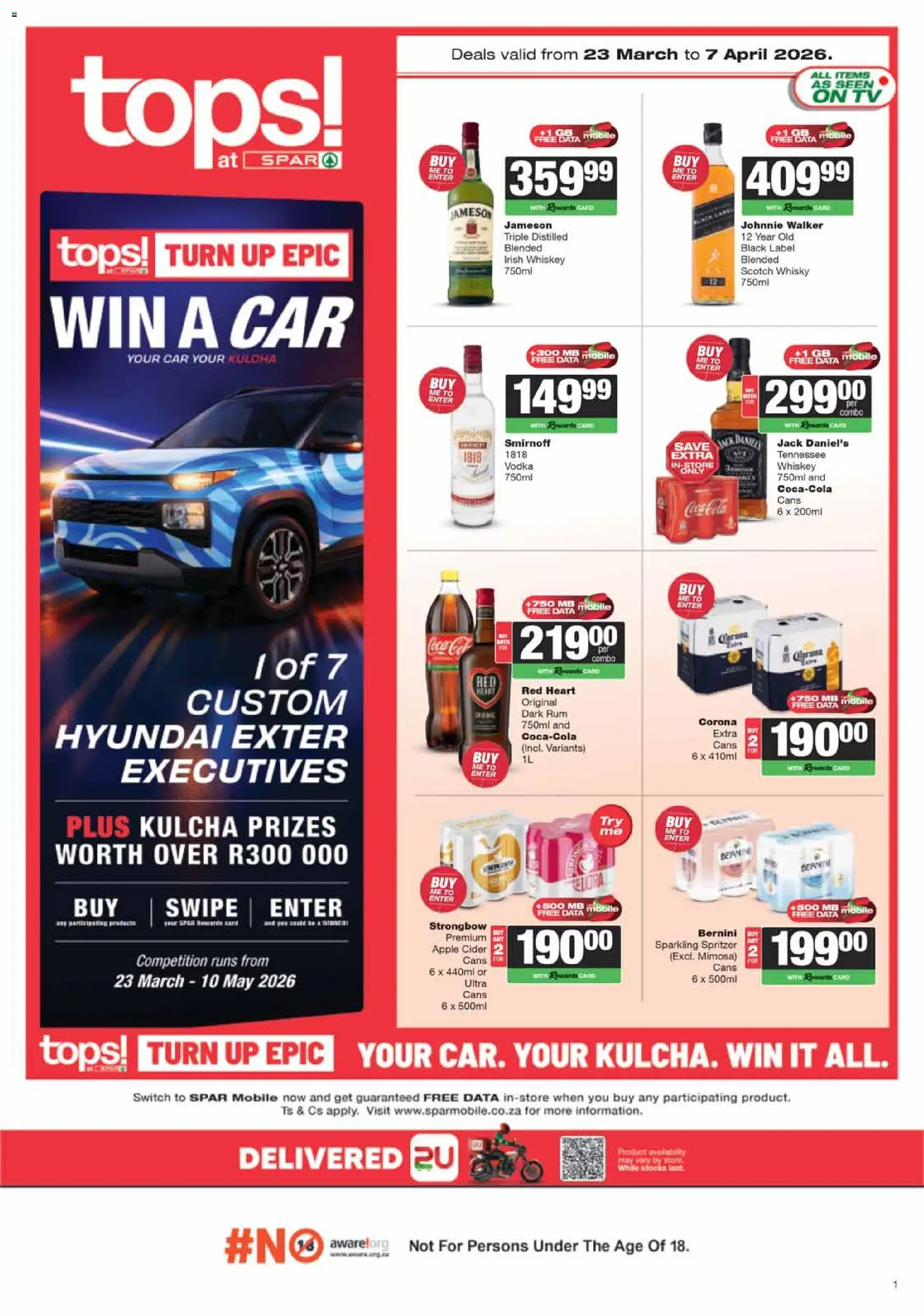 Preview of Tops at Spar flyer valid from 23/03/2026