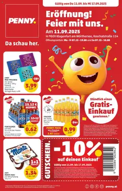 Vorschau der Angebote: Penny Markt Eröffnung in 9020 Klagenfurt am Wörthersee gültig ab 11.09.2025