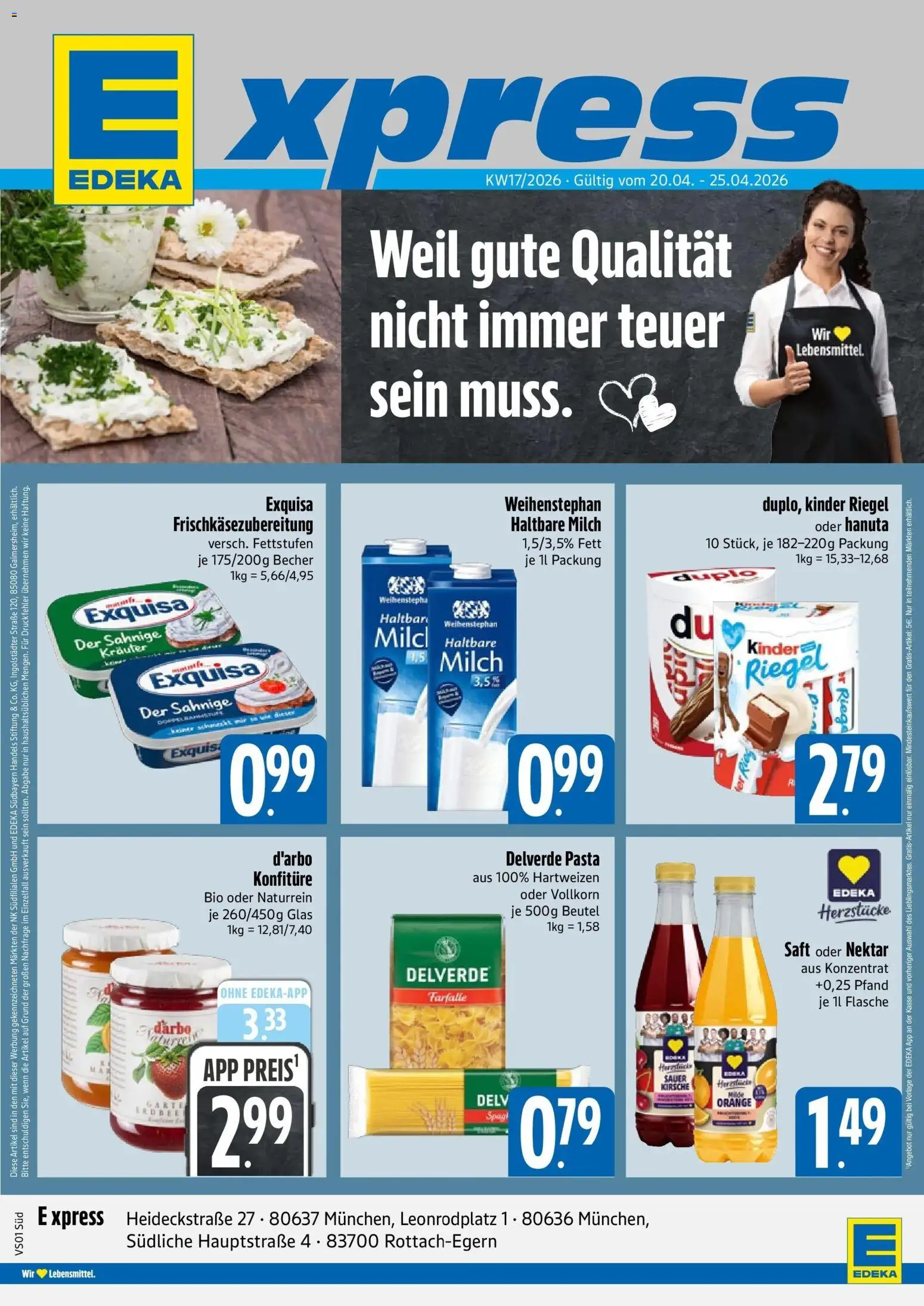 Vorschau von dem Prospekt des Geschäftes Edeka, gültig ab dem 20.04.2026