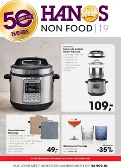 Voorbeeld van Special non-food folder van winkel Hanos geldig vanaf 08-09-2025