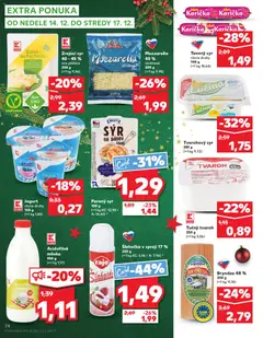 Náhľad Kaufland letáku platného od 11.12.2025 | Strana: 74