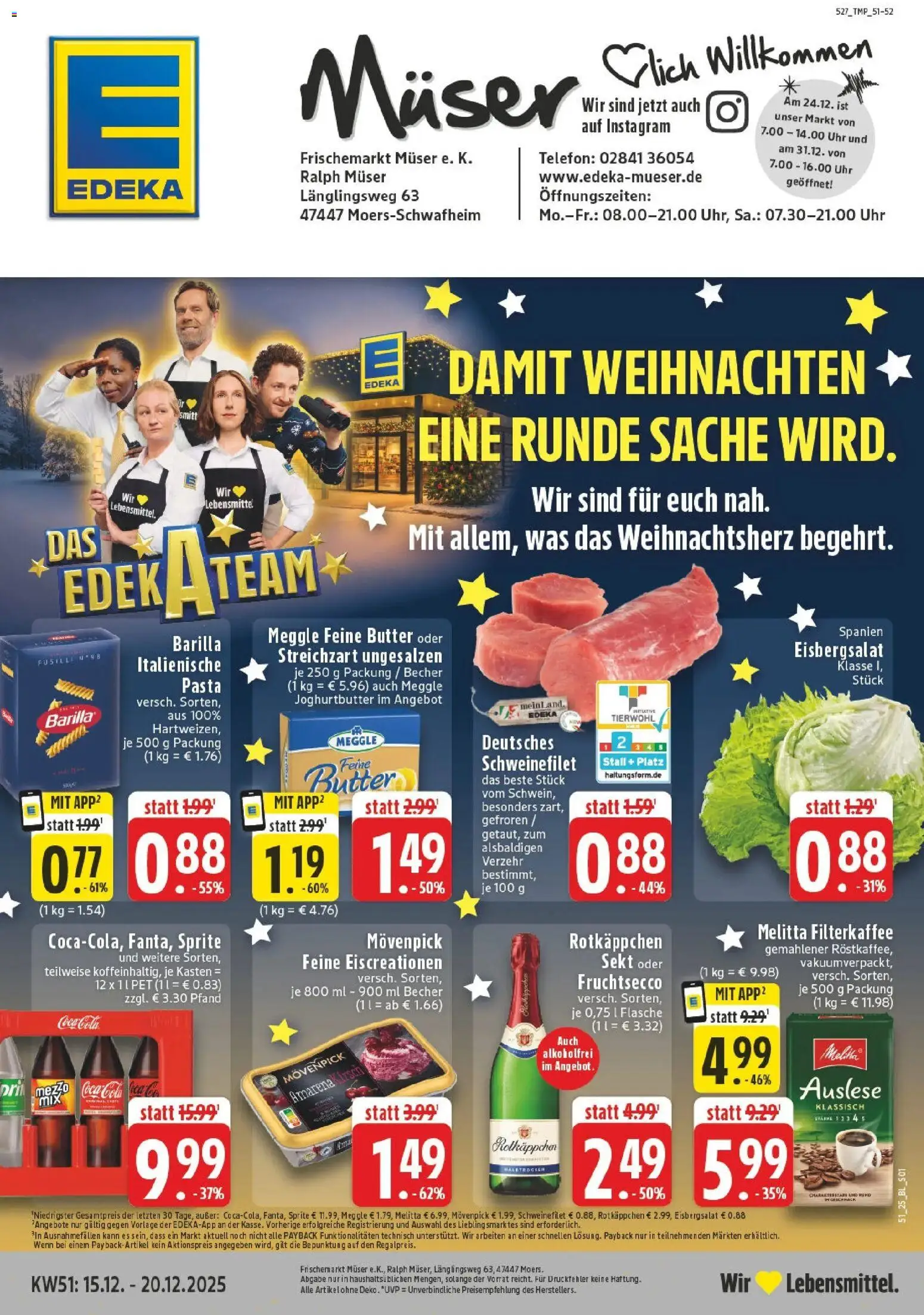 Vorschau von dem Prospekt des Geschäftes Edeka, gültig ab dem 15.12.2025