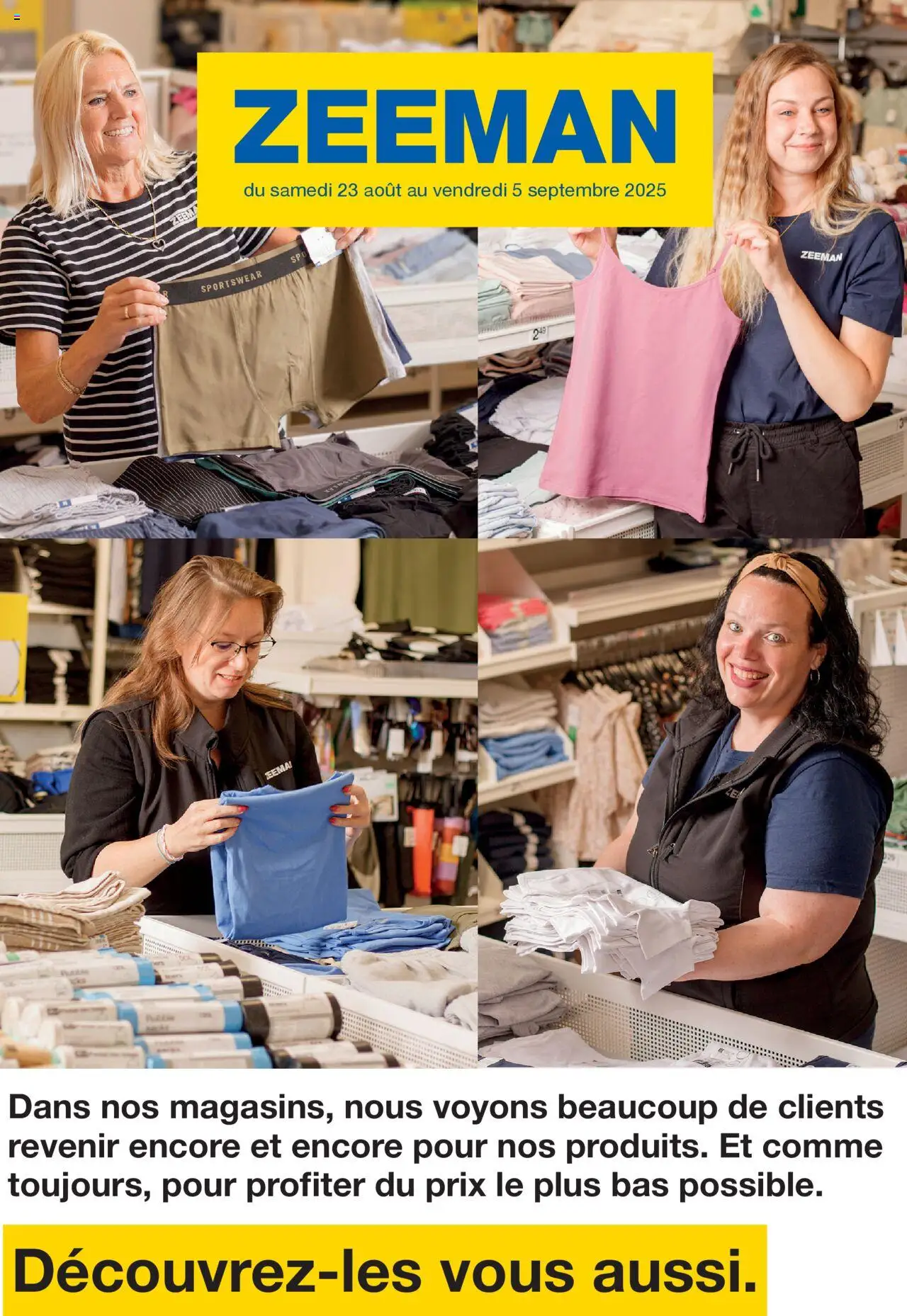 Catalogue Zeeman Été de la boutique Zeeman valable du 23/08/2025 - Page numéro 1