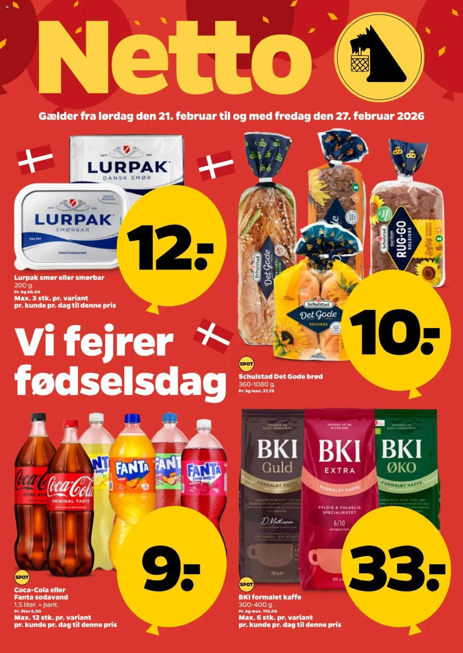 Eksempel på tilbudsavis Tilbudsavis fra butik Netto gyldig fra 21/02/2026
