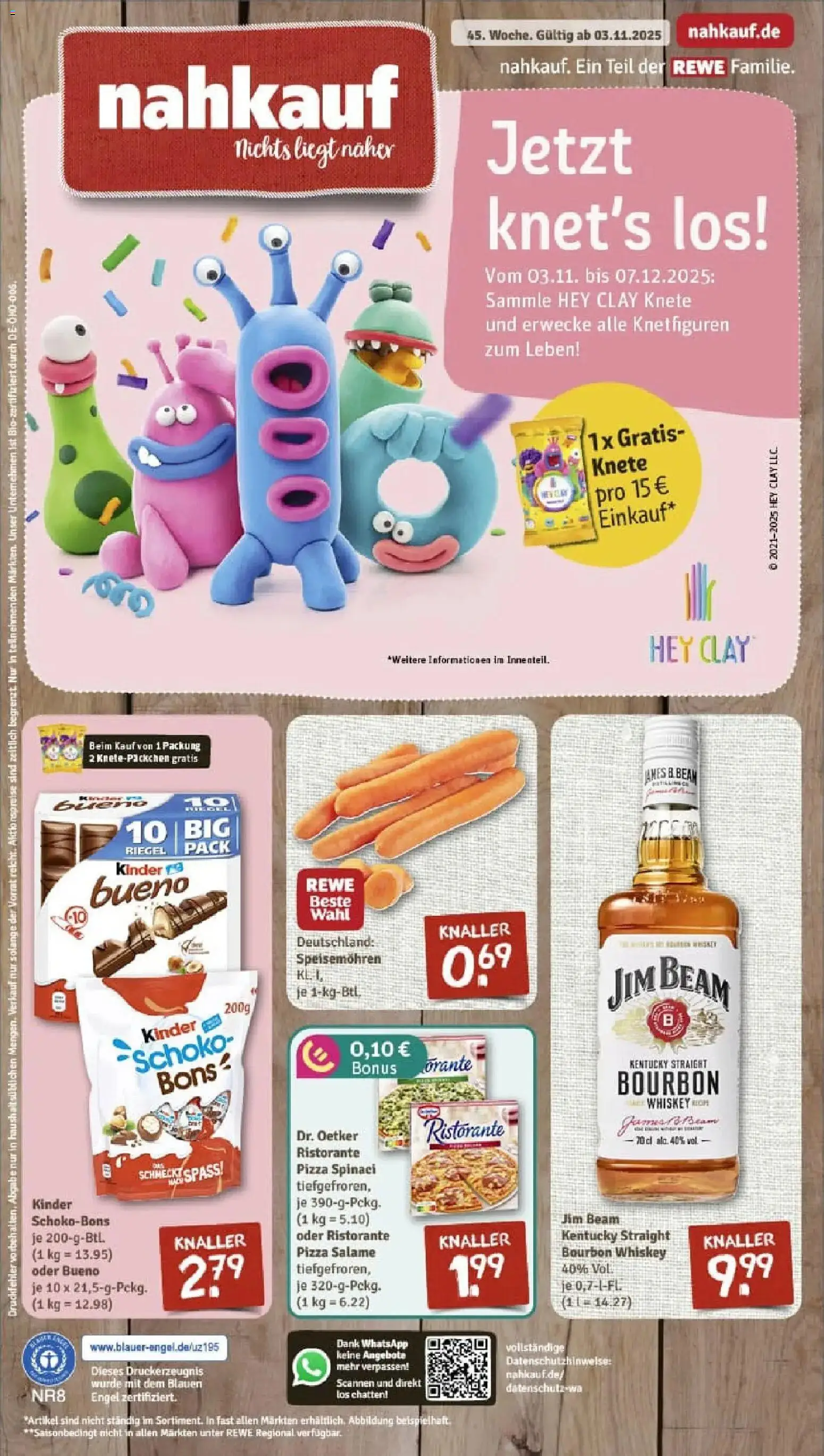 Vorschau von dem Prospekt des Geschäftes Rewe, gültig ab dem 03.11.2025