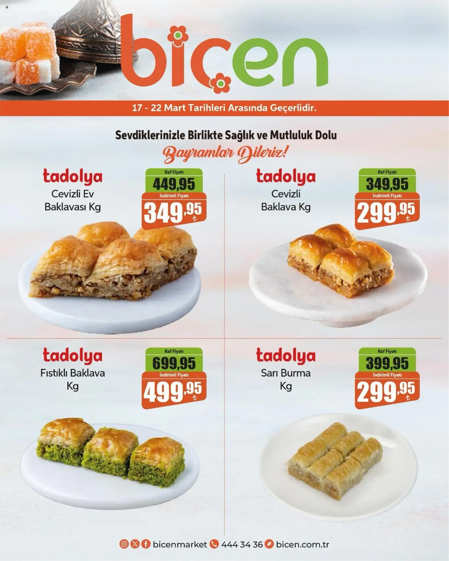 Biçen Market Biçen Market İndirim 17.03.2026 - Broşürünün önizlemesi - Raf