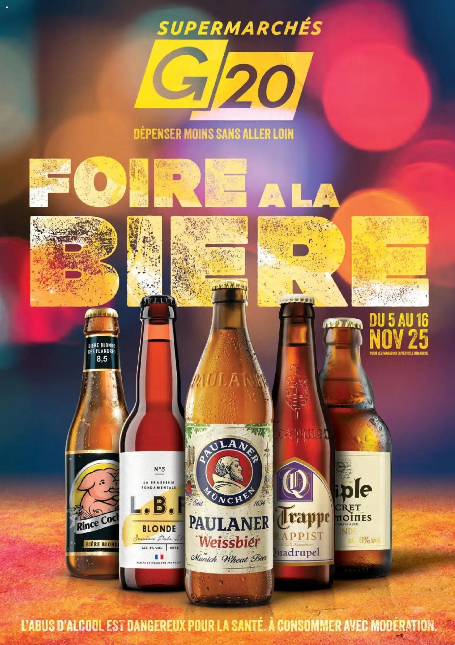 Prévisualisation de Catalogue du magasin G20 Supermarchés formulaire valide 05/11/2025