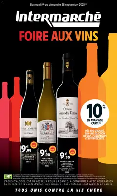 Prévisualisation de Foire aux vins du magasin Intermarché formulaire valide 09/09/2025