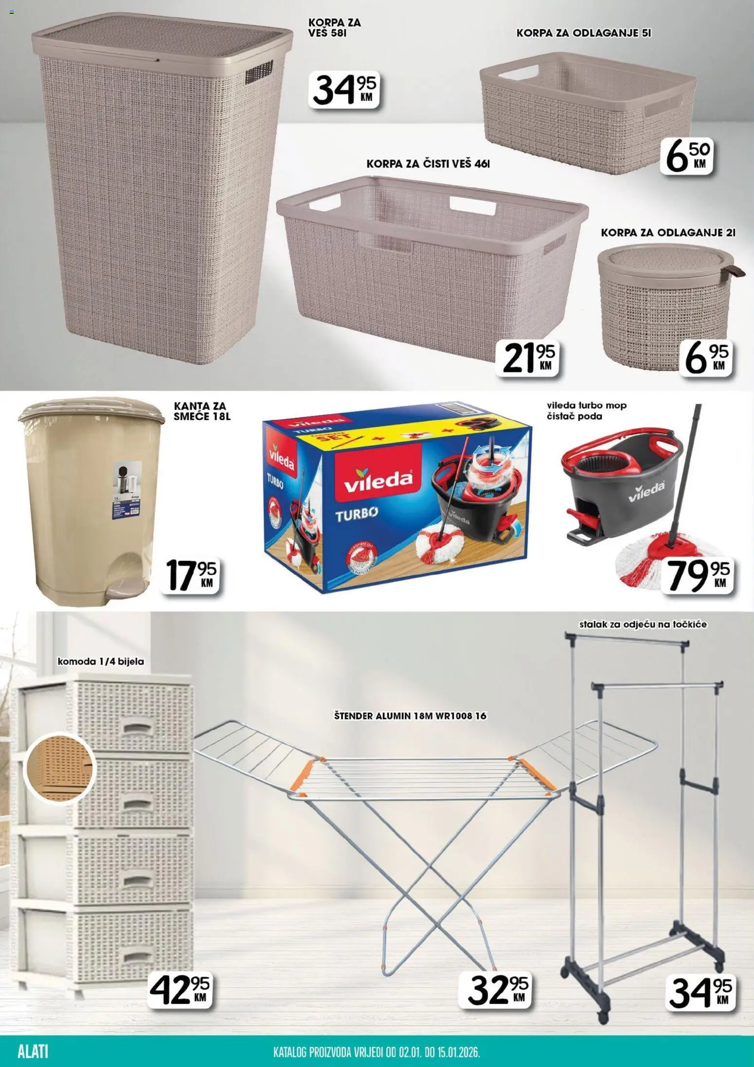 Pregled letka Katalog trgovine Prodex vrijedi od 2026.01.02