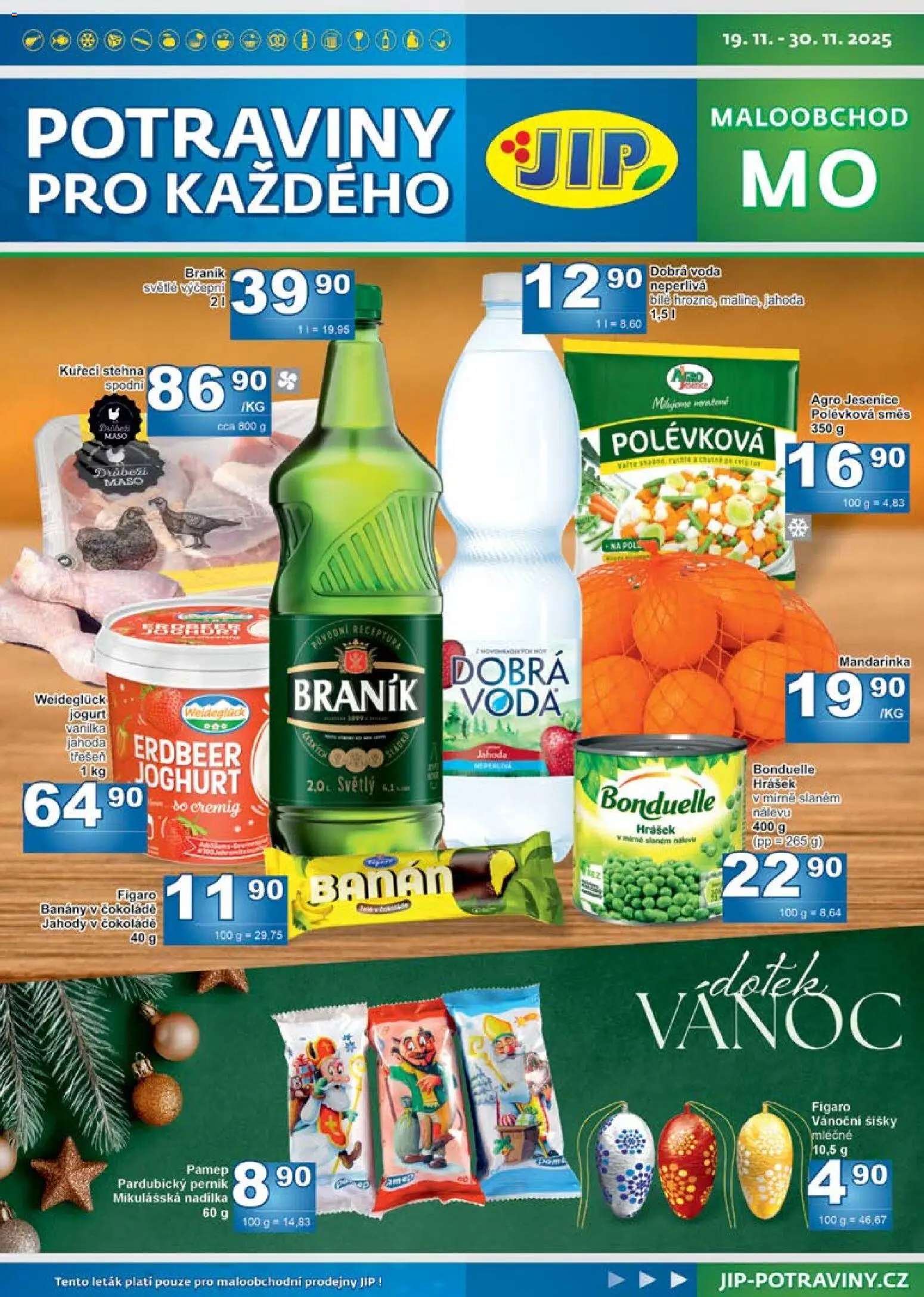 Náhled nabídky: Jip Leták platný od 19.11.2025