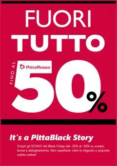 Pregled letka Katalog Black Friday trgovine PittaRosso vrijedi od 18.11.2025