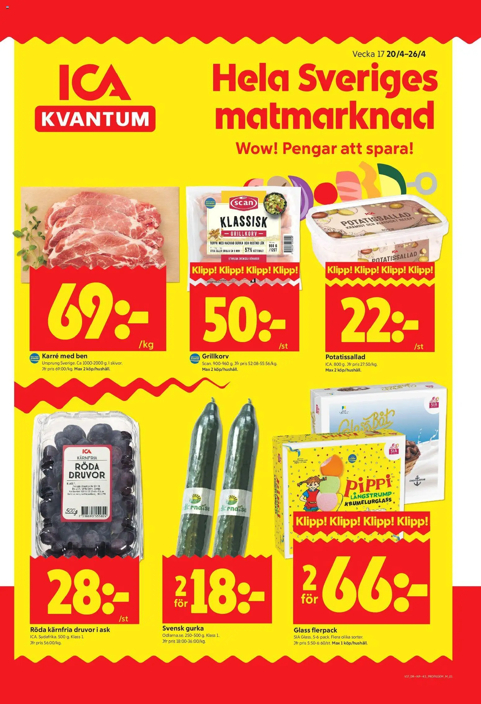 Förhandsgranska reklamblad Höganäs från butik ICA Kvantum gäller från 20/04/2026