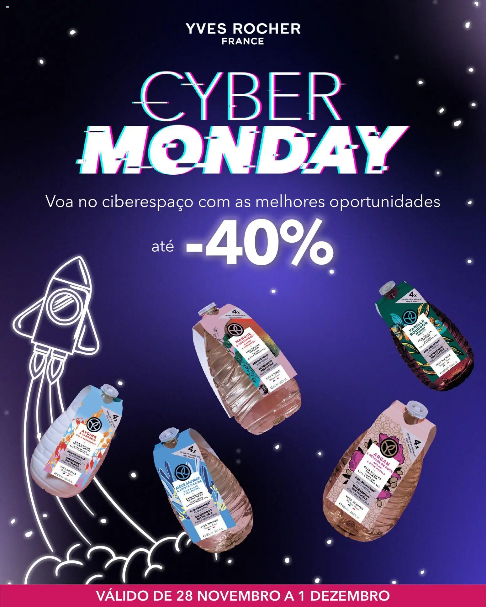 Pré-visualização do folheto da loja Yves Rocher válida a partir de 28/11/2025