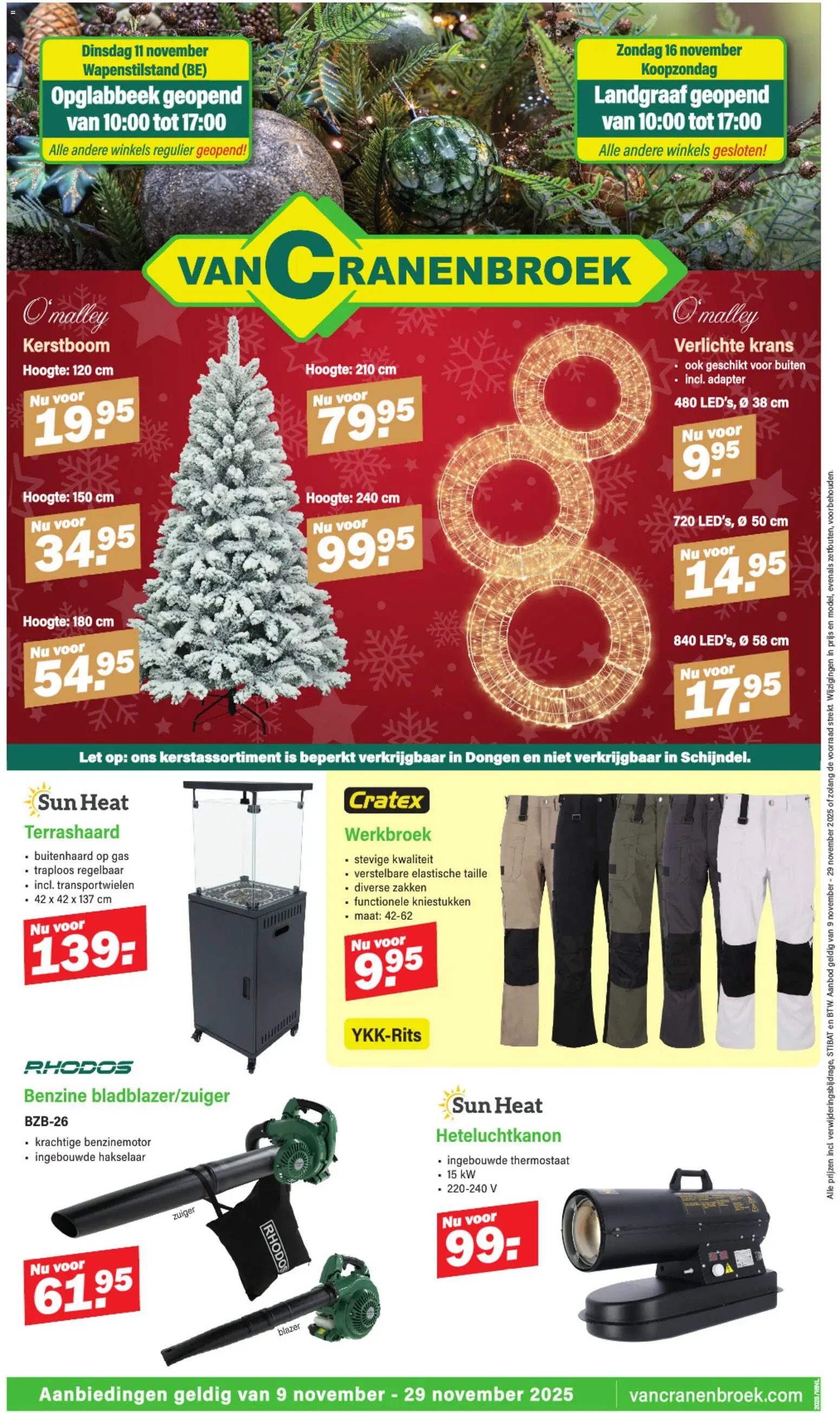 Voorbeeld van Folder van winkel Van Cranenbroek geldig vanaf 09/11/2025