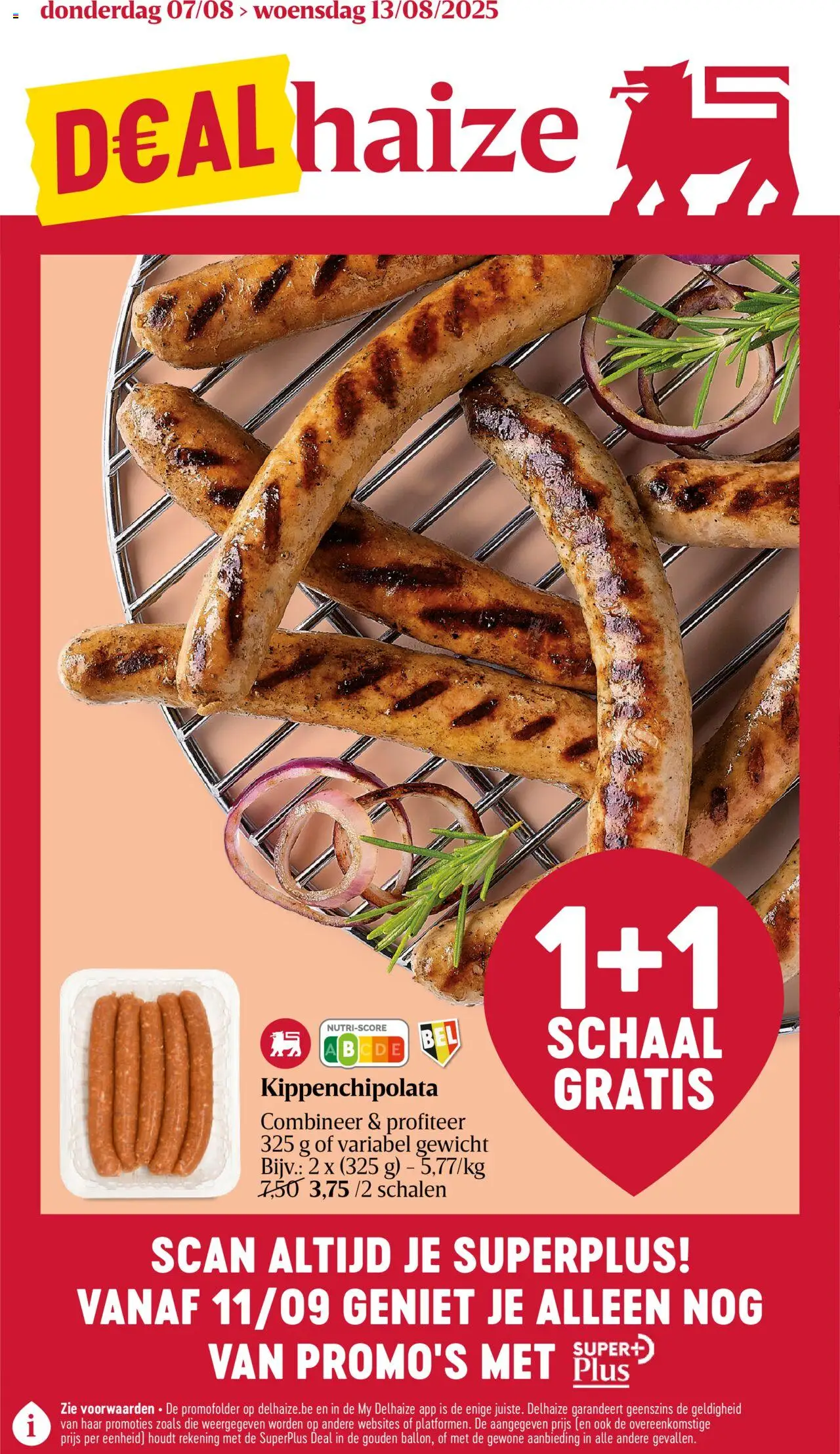 Delhaize shop Folder week 32 geldig vanaf 07/08/2025 - Paginanummer 1