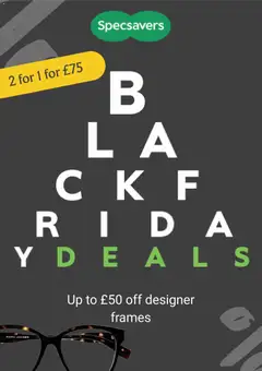Preview of Specsavers Black Friday valid from 10/11/2025