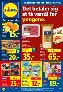 Eksempel på tilbudsavis Tilbudsavis fra butik Lidl gyldig fra 08/02/2026