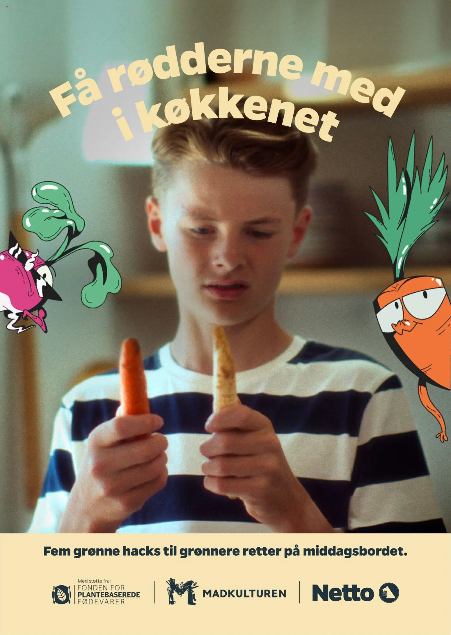 Eksempel på tilbudsavis Få rødderne med i køkkenet fra butik Netto gyldig fra 01/01/2026