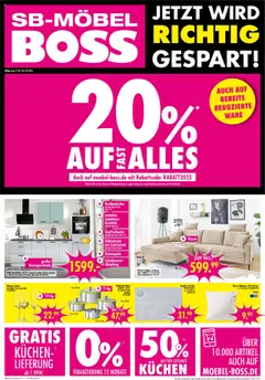 Vorschau von dem Prospekt des Geschäftes SB Möbel Boss, gültig ab dem 29.09.2025