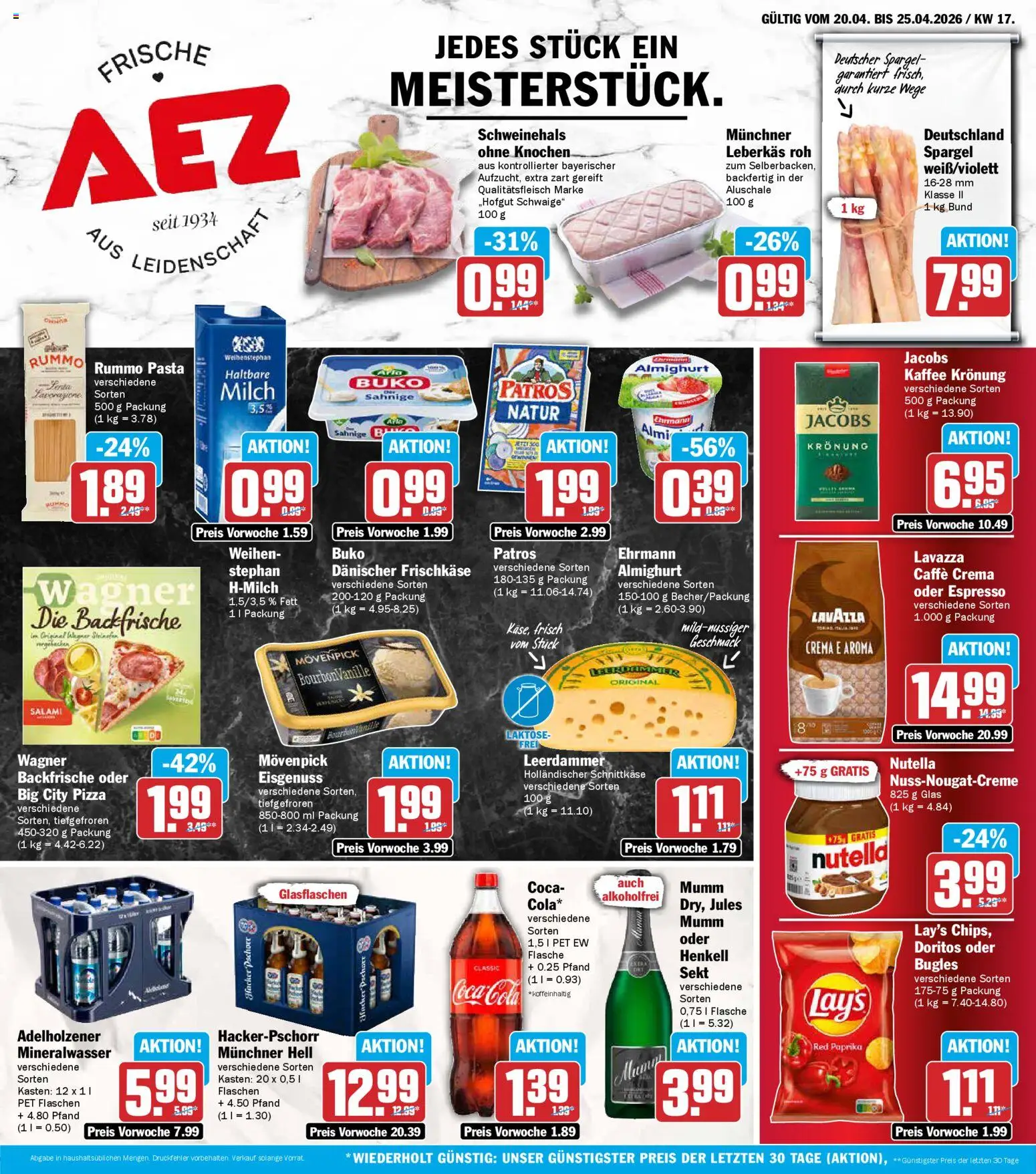 Vorschau von dem Prospekt des Geschäftes AEZ, gültig ab dem 20.04.2026