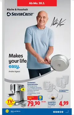 Vorschau des Merkblatts Lidl aktionen Silvercrest vom Shop Lidl gültig von 30.03.2026 bis 04.04.2026