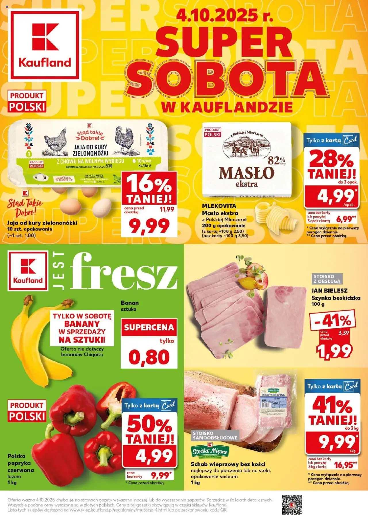 KAUFLAND gazetka promocyjna 04.10.2025 - Promocje - Numer strony 1