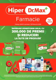 Previzualizarea de cataloage: Dr.Max Catalog - Hiper-farmacii valabil de la 01.02.2026