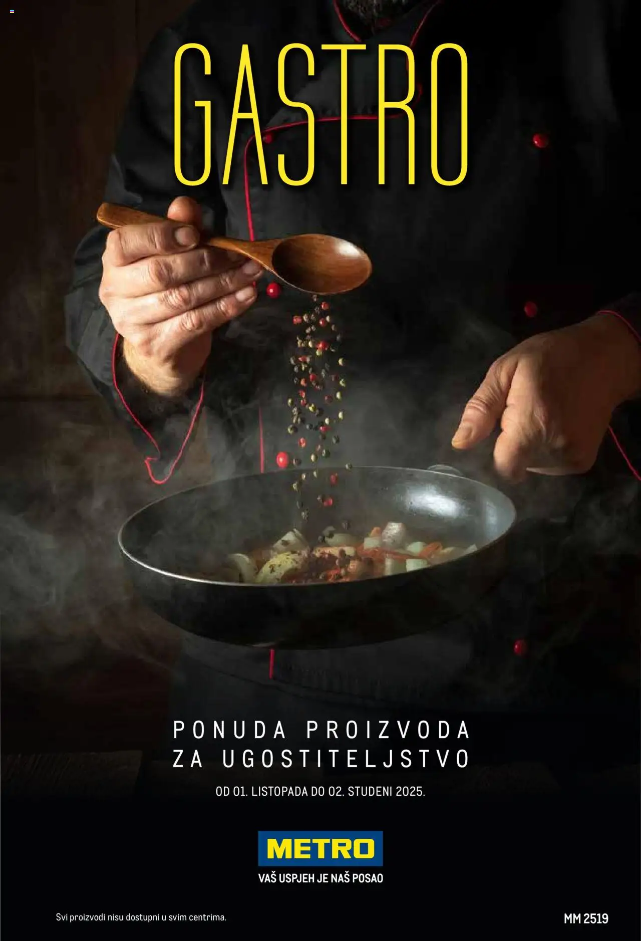 Metro aktualni Gastro vrijedi od 01.10.2025 - tjedna akcija broj stranice 1