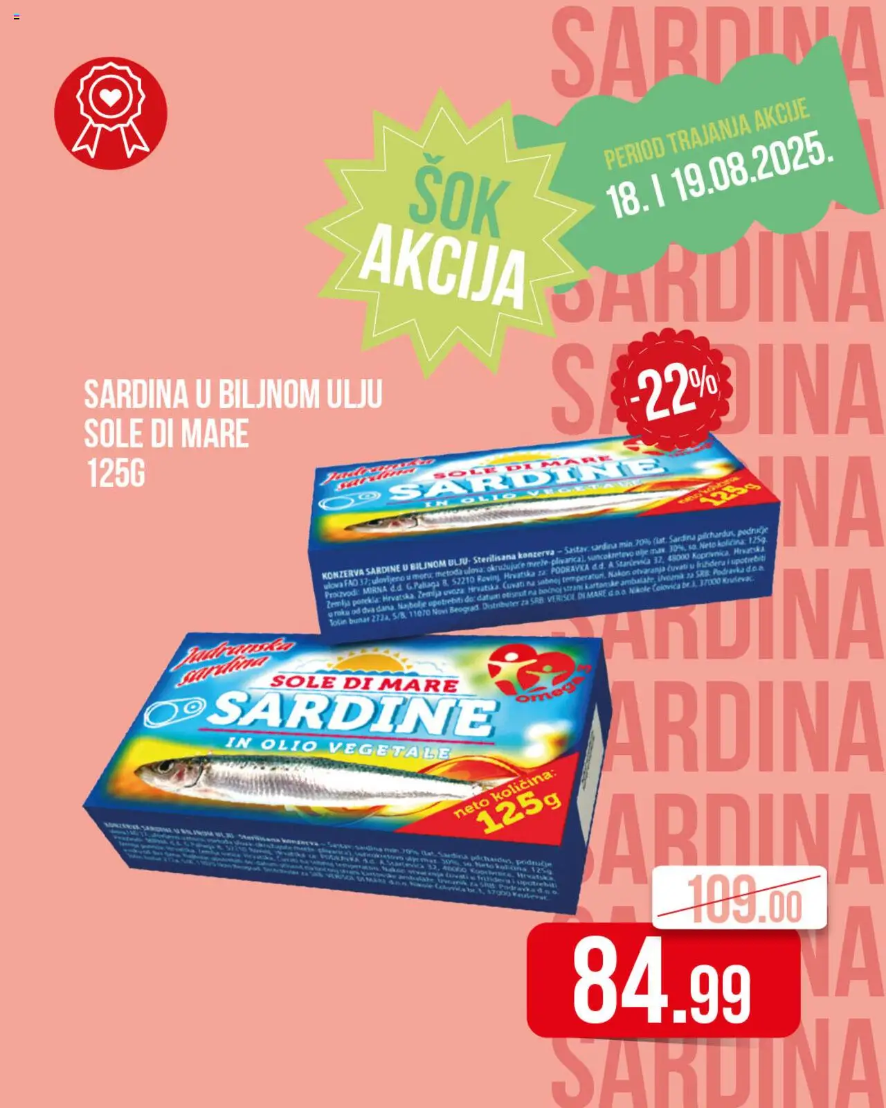 Metalac Proleter katalog važi od 18.08.2025 - stranica 1