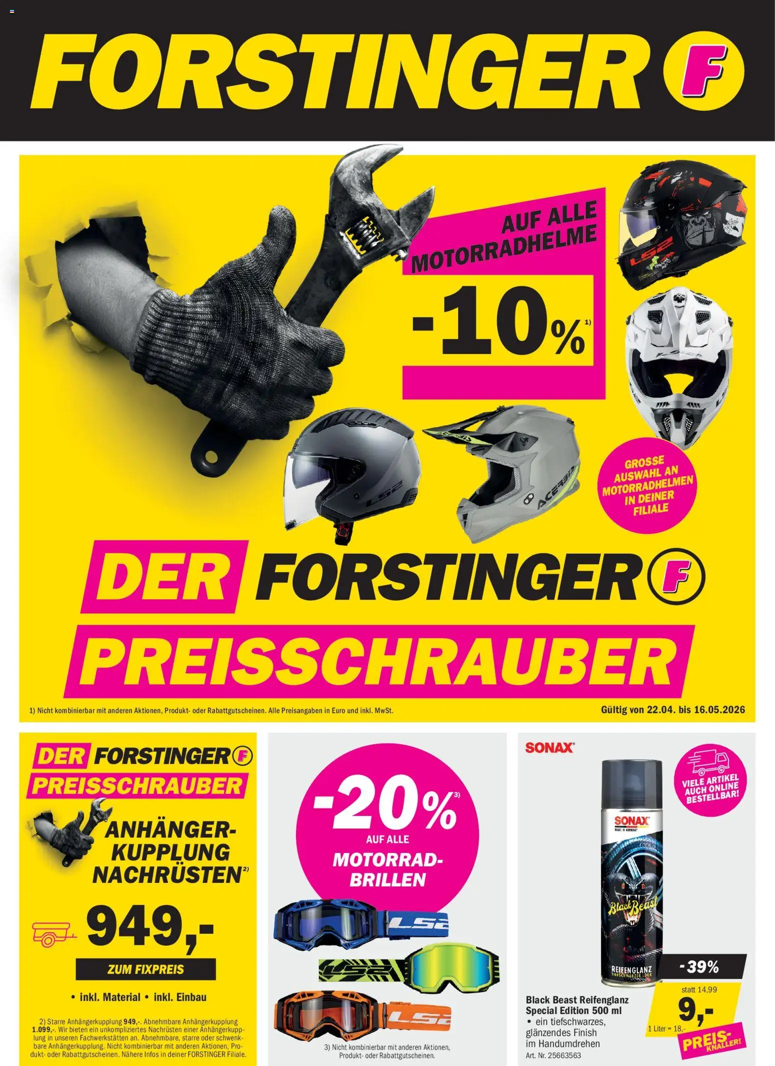 Vorschau der Angebote: Forstinger Forstinger Flugblatt gültig ab 22.04.2026