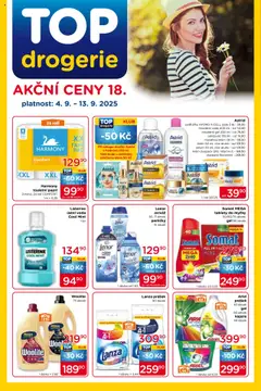 Náhled nabídky: Top drogerie Leták platný od 04.09.2025