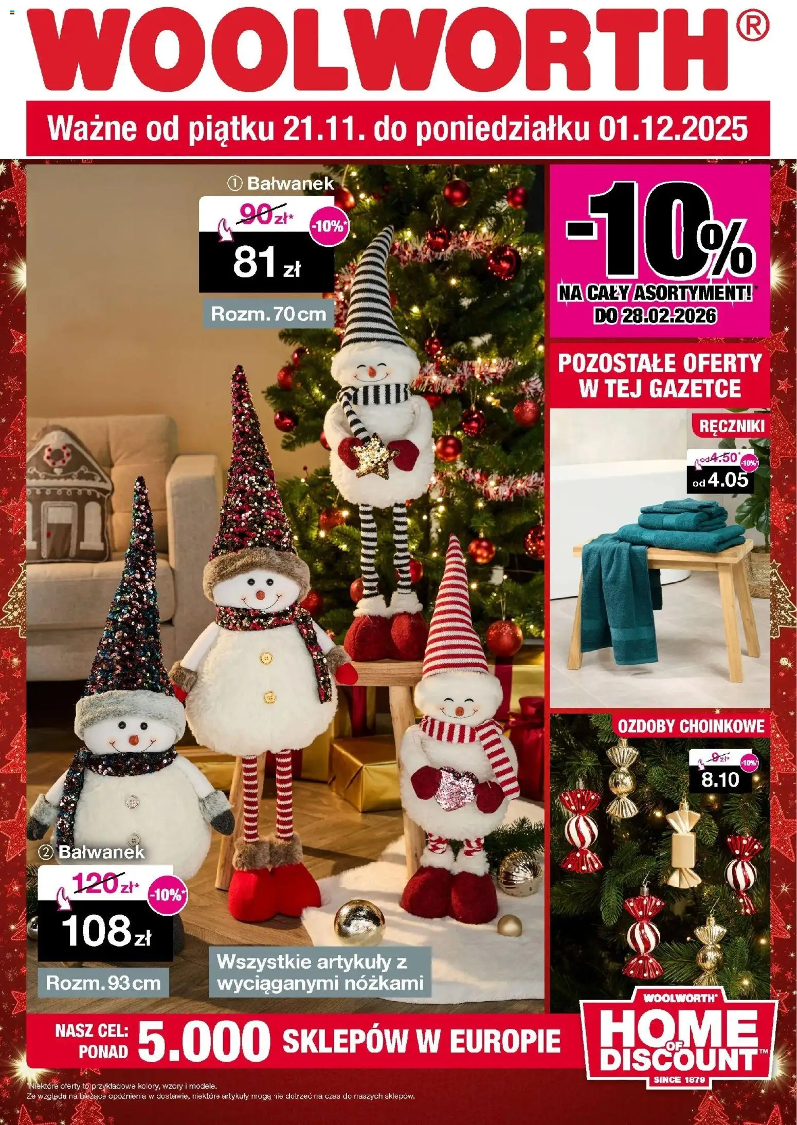 Pogląd gazetki "Woolworth: Cotygodniowe oferty" ze sklepu Woolworth ważnej od 20.11.2025