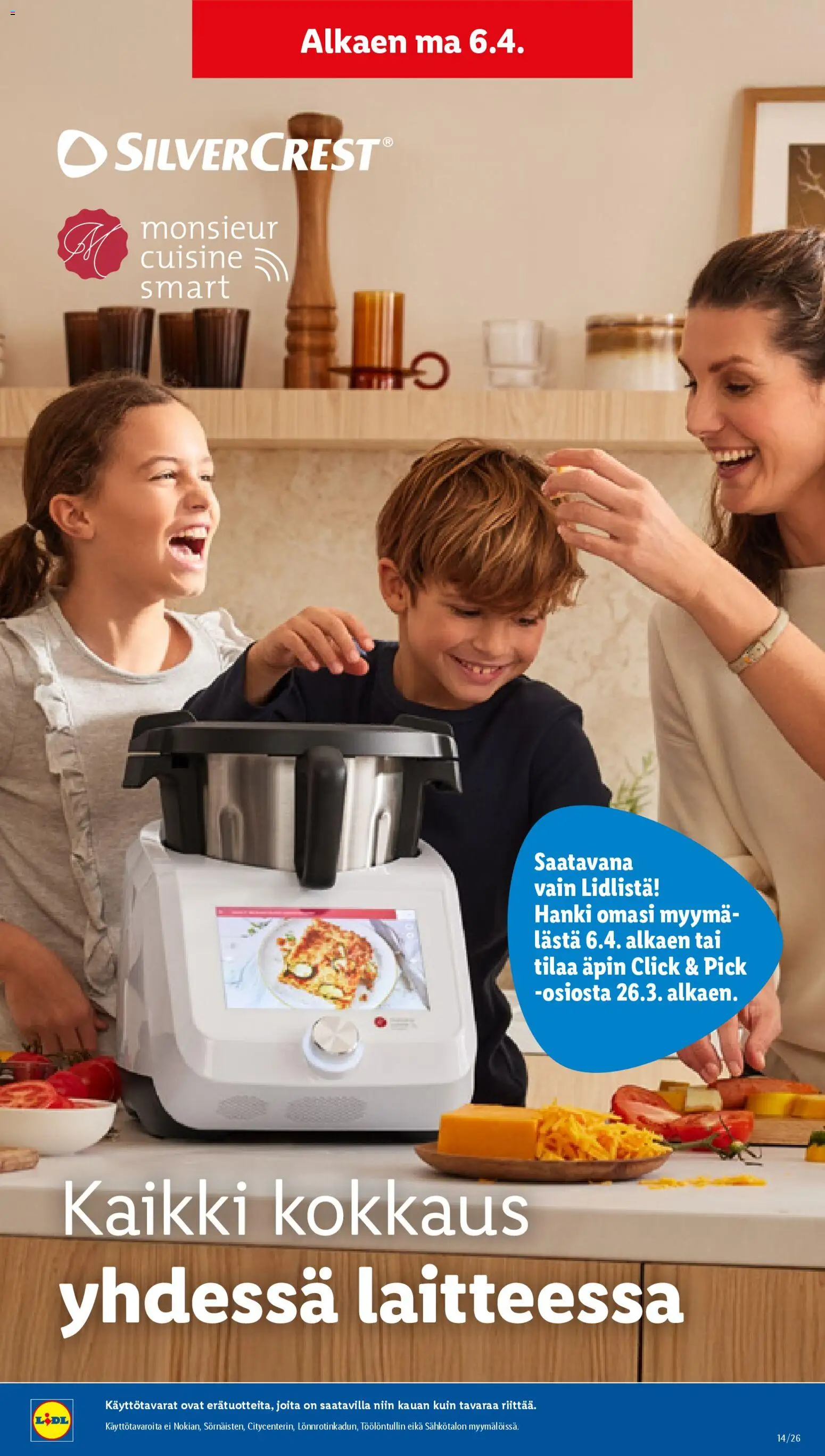 Kaupan Lidl Lidl tarjoukset SilverCrest - Rovaniemi esikatselu, voimassa 06/04/2026