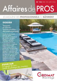 Prévisualisation de Gedimat - Affaires de Pros 114 du magasin Gedimat formulaire valide 01/04/2026