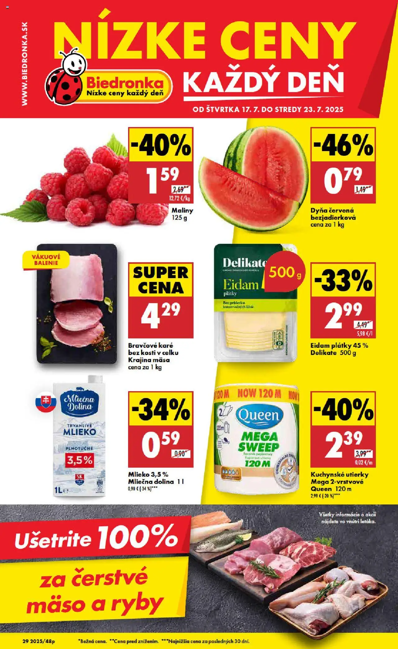 Biedronka Leták (17.07. - 23.07.2025) - Akčná ponuka