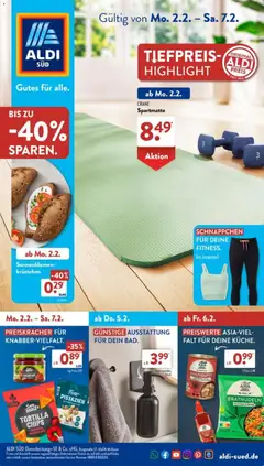 Vorschau von dem Prospekt des Geschäftes Aldi Süd, gültig ab dem 02.02.2026