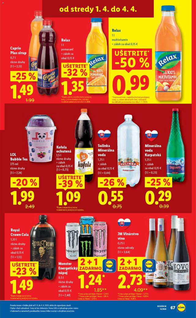 Nový Lidl leták od 30.03.