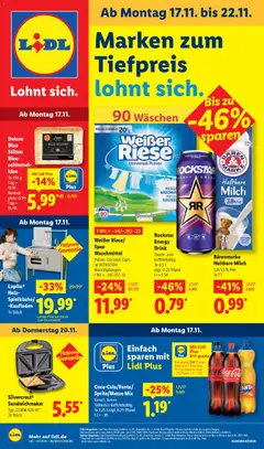 Vorschau von dem Prospekt des Geschäftes Lidl, gültig ab dem 17.11.2025