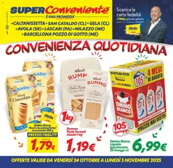 Anteprima dell'opuscolo Volantino Gela/Avola/Lascari/Caltanissetta dal negozio SuperConveniente valido da 24/10/2025