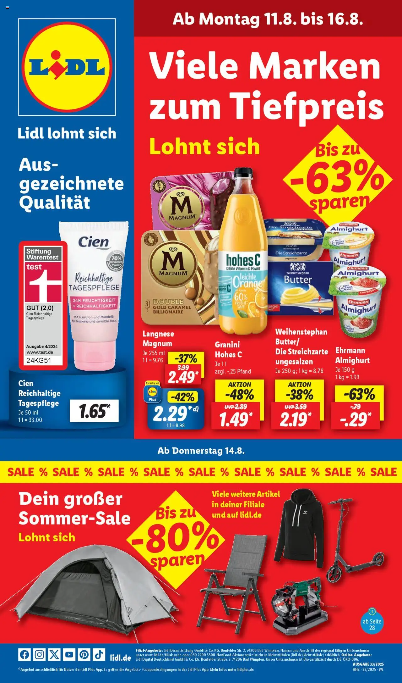 LIDL Prospekt ab Montag 11.08.2025 > Prospekt Heppenheim