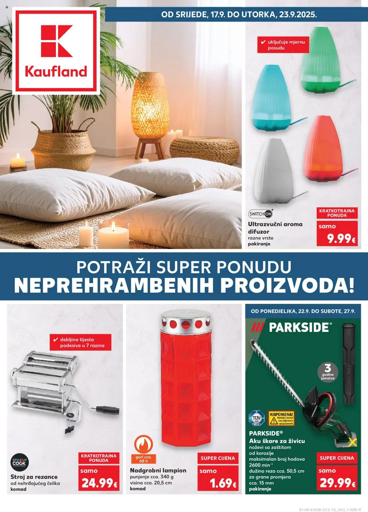 Kaufland aktualni Osijek vrijedi od 17.09.2025 - tjedna akcija broj stranice 1