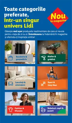 Previzualizarea de cataloage: Lidl Lidl Catalog Universul valabil de la 24.04.2026