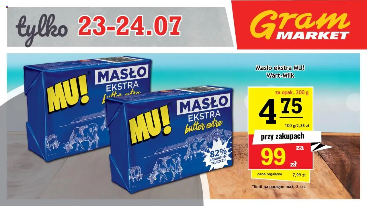 Gram Market Niesłychanie Niskie Ceny od 23.07.2025 - Nowa Gazetka - Numer strony 1