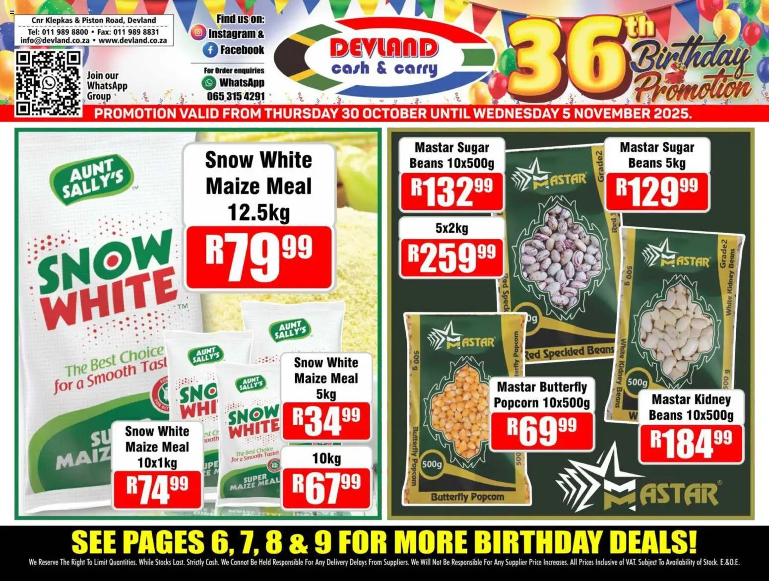 Preview of Devland flyer valid from 30/10/2025 - Light, Oil, Soap, Deodorant, Toothbrush, Powder, Lotion, Surface cleaner