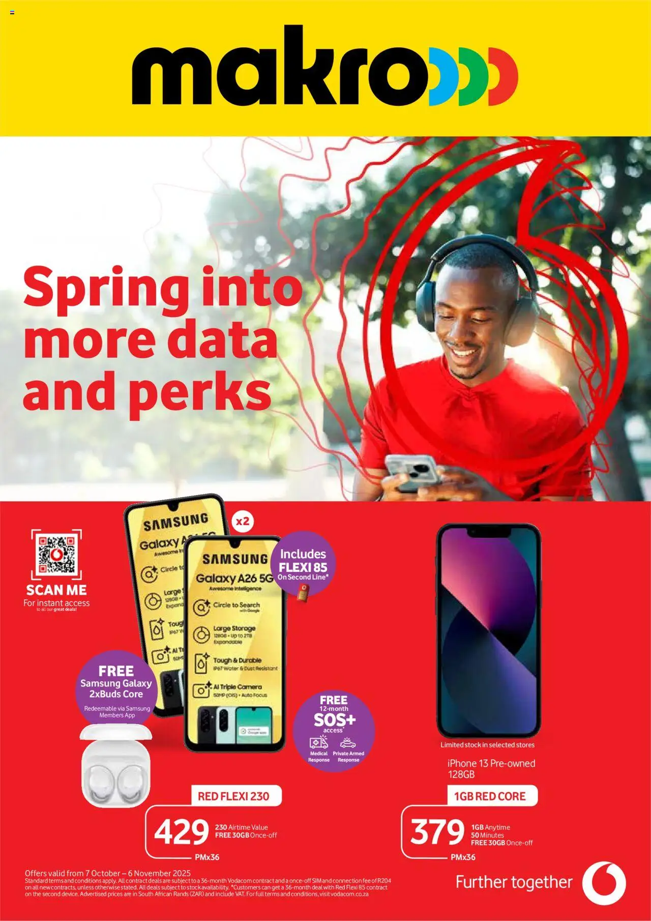 Makro Vodacom from 07/10 - 06/11/2025 > Promotions