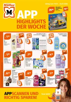 Vorschau der Angebote: Müller Flugblatt gültig ab 19.01.2026