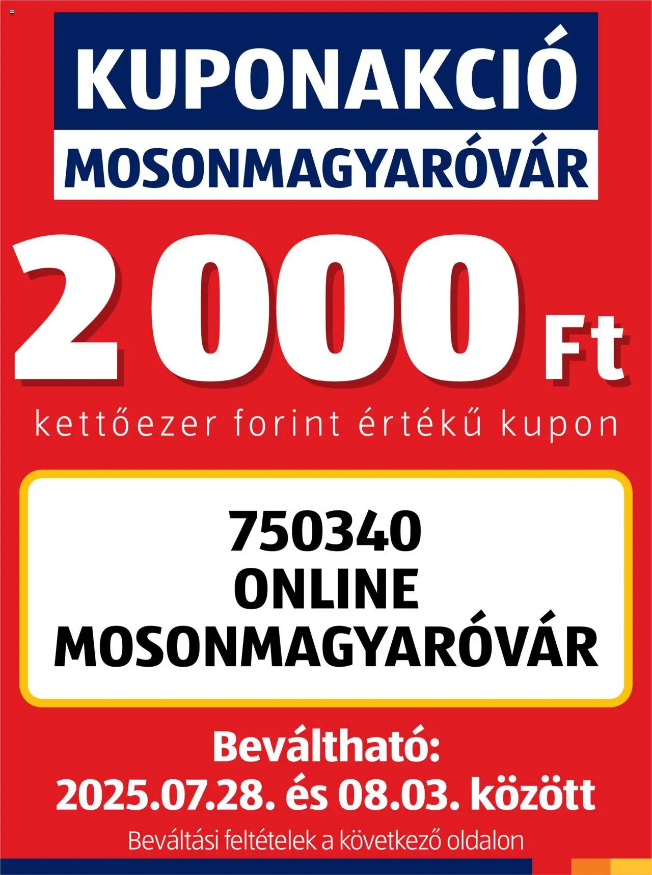 Aldi aktuális szórólap, érvényes 2025.07.28.-től - 1 oldal