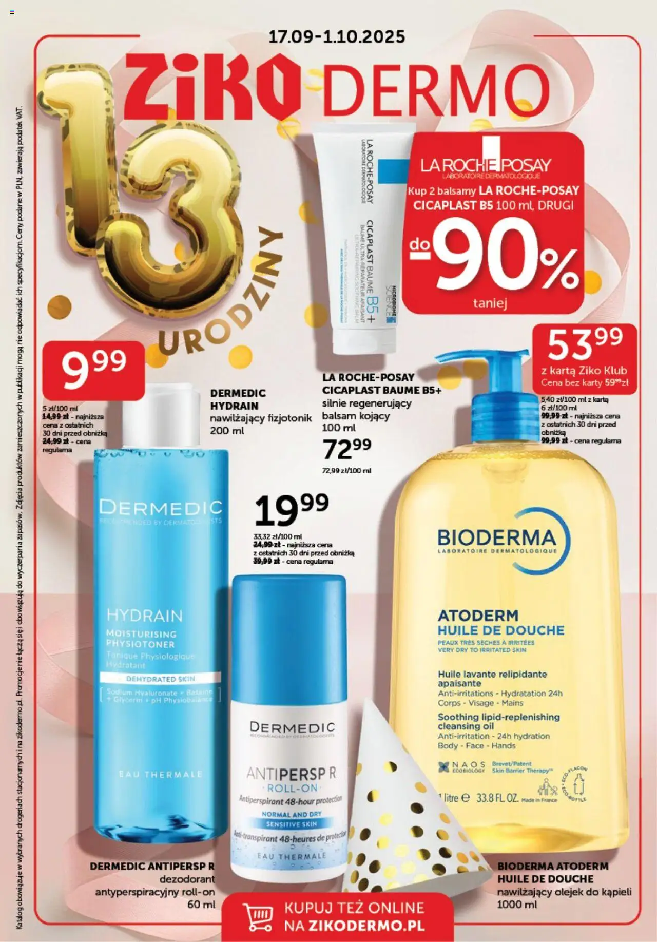 Pogląd gazetki "Gazetka" ze sklepu Ziko ważnej od 17.09.2025 - Body, Karta, Dezodorant