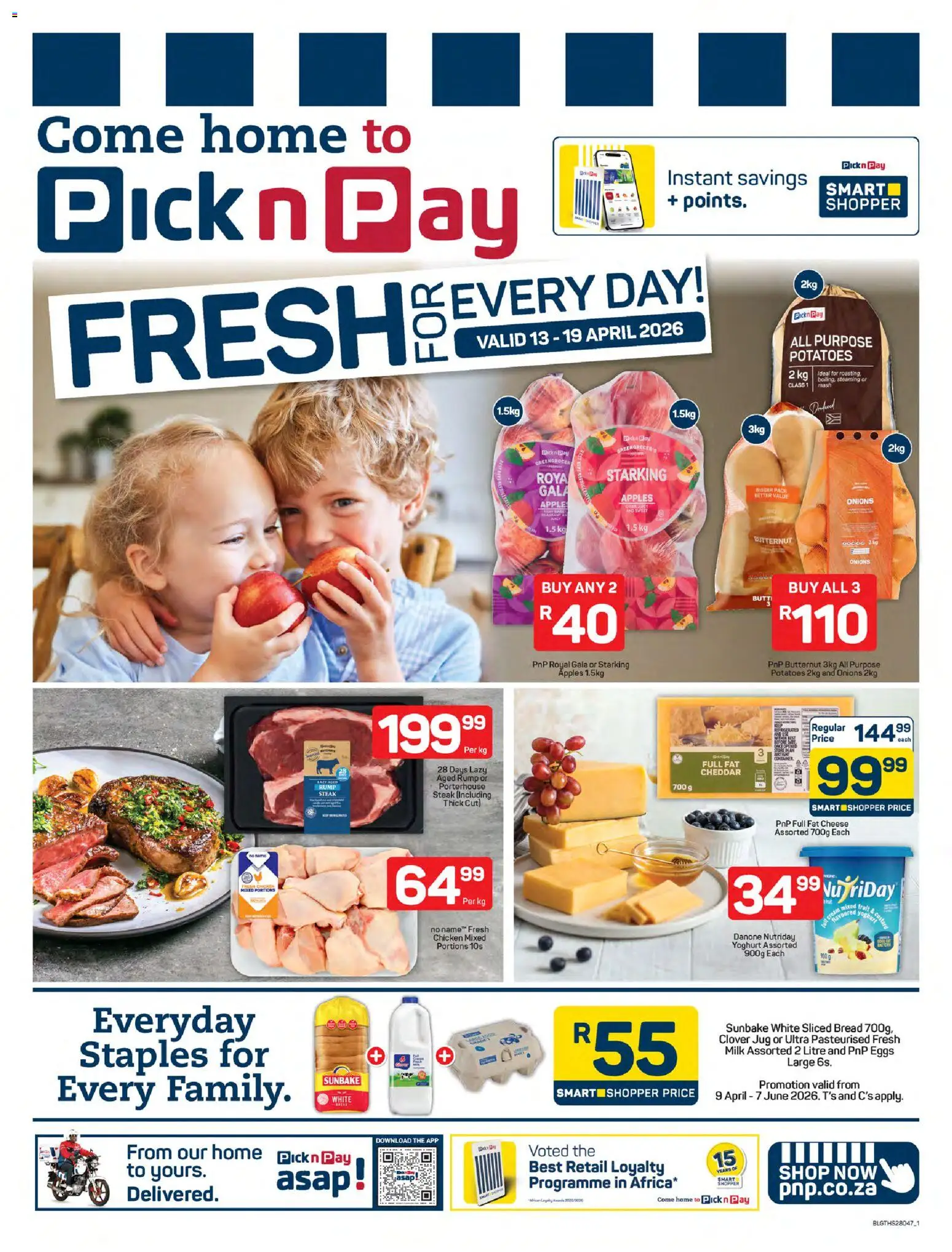 Preview of Pick n Pay flyer valid from 13/04/2026