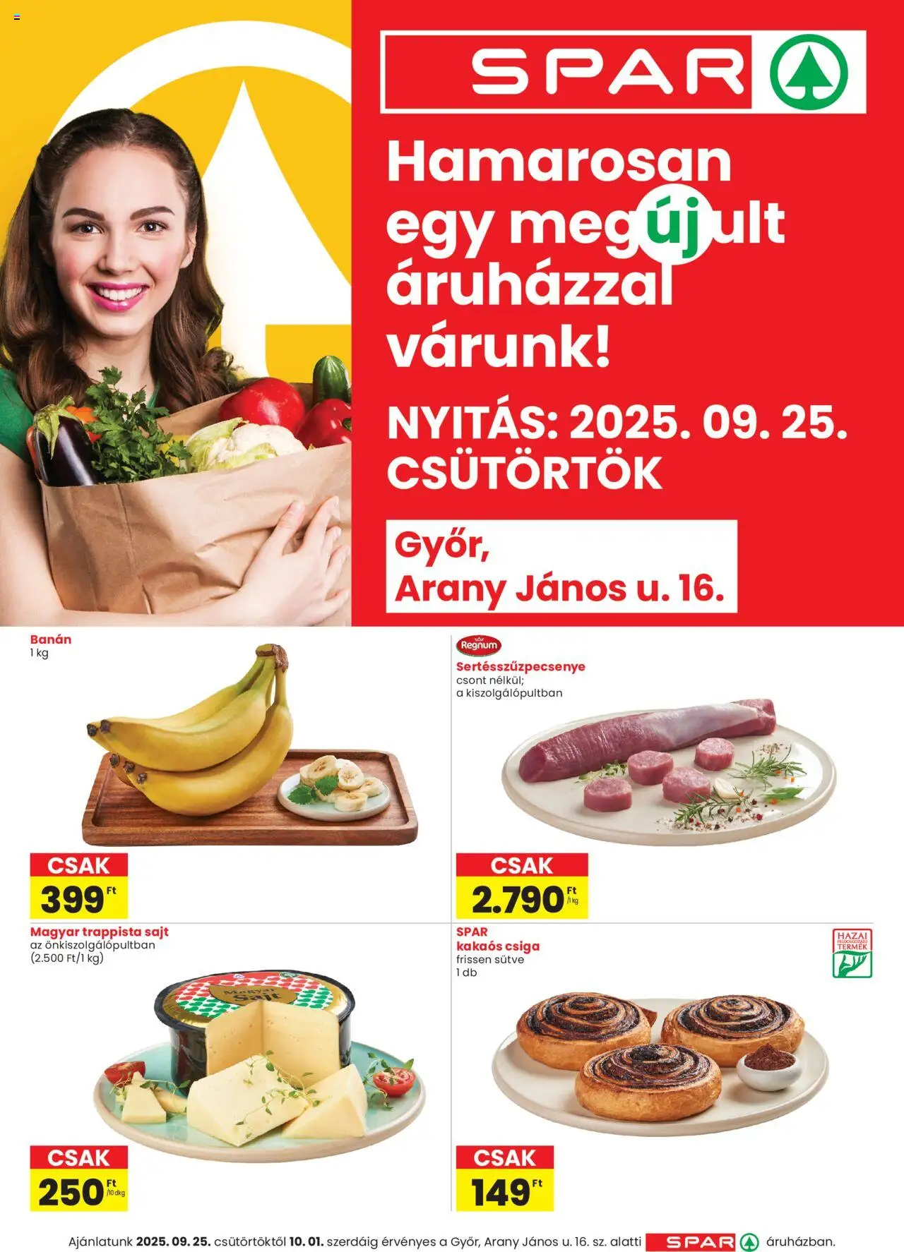 Spar aktuális szórólap, érvényes 2025.09.25.-től - 1 oldal